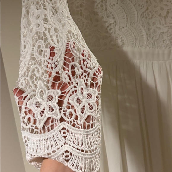 Lulus Awaken My Love White Long Sleeve Lace Maxi Dress - Picture 4 of 13